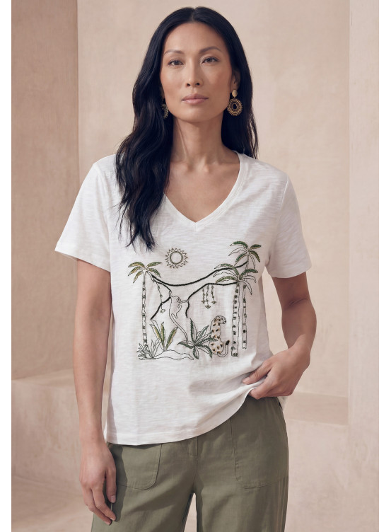 TEE-SHIRT - LEE - OFF WHITE
